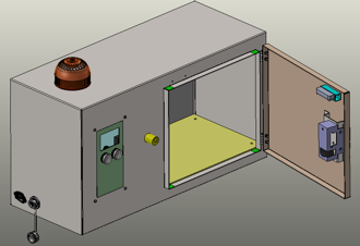 Caja de custodia de mandos de puente grúa (SW+HW)